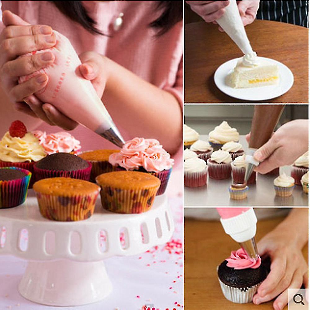 Pastry Piping Bags Disposable Cake Decor Bags， Thick Anti-burst Bags