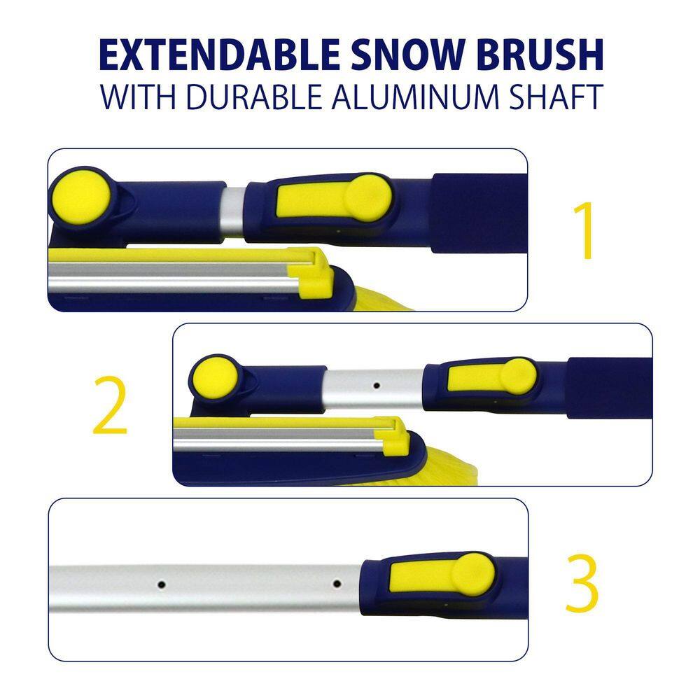 Michelin 43 in. x 63 in. Ultra-Duty Telescopic Snow Brush 19208-7