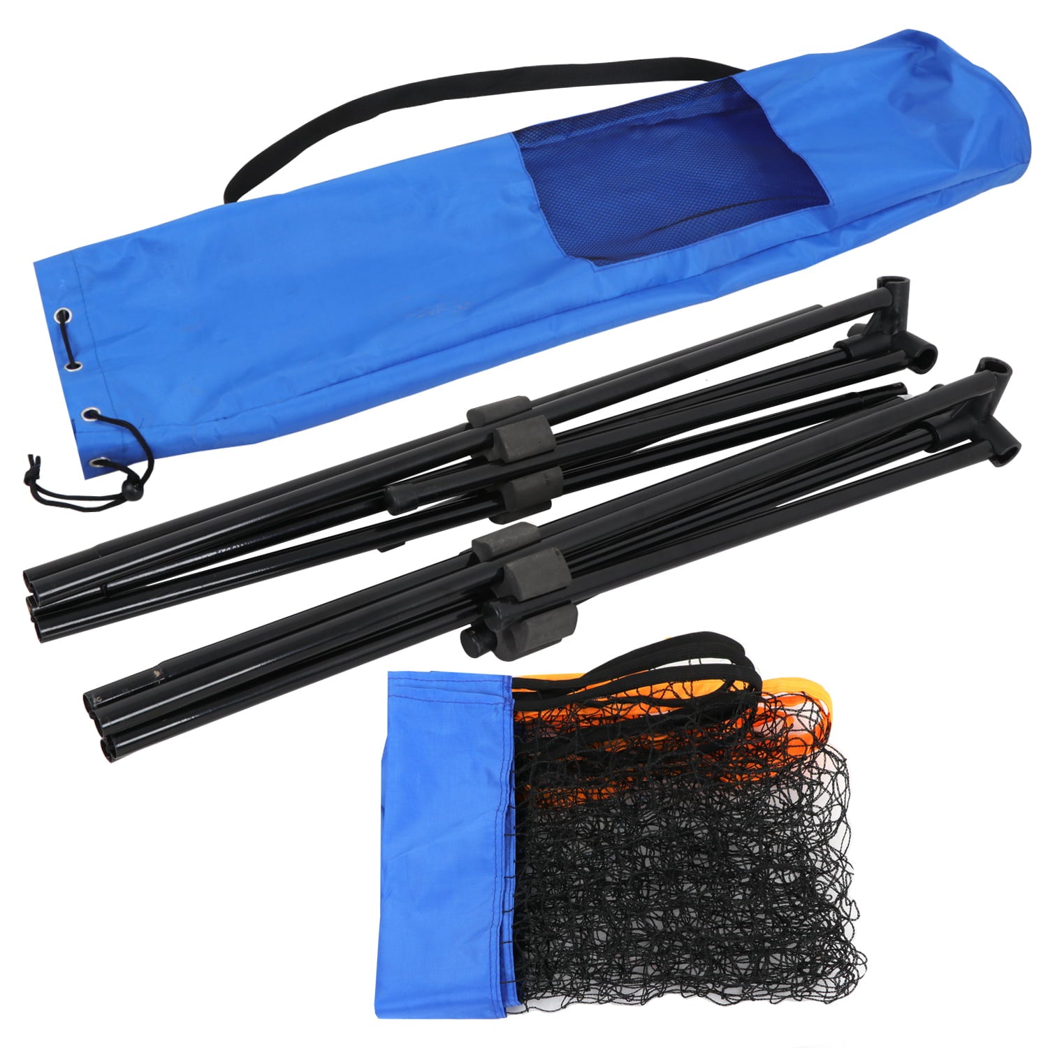 ZENY 10'X5' Portable Adjustable Badminton Net Volleyball Tennis Training Net Set W/Carrying Bag