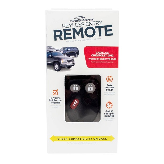 Car Keys Express Gm Keyless Entry Remote Gmrm 30re