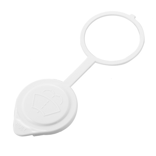 Unique Bargains Mr597536 White Windshield Wiper Washer Fluid Reservoir Tank Bottle Cap Cover For Mitsubishi Outlander