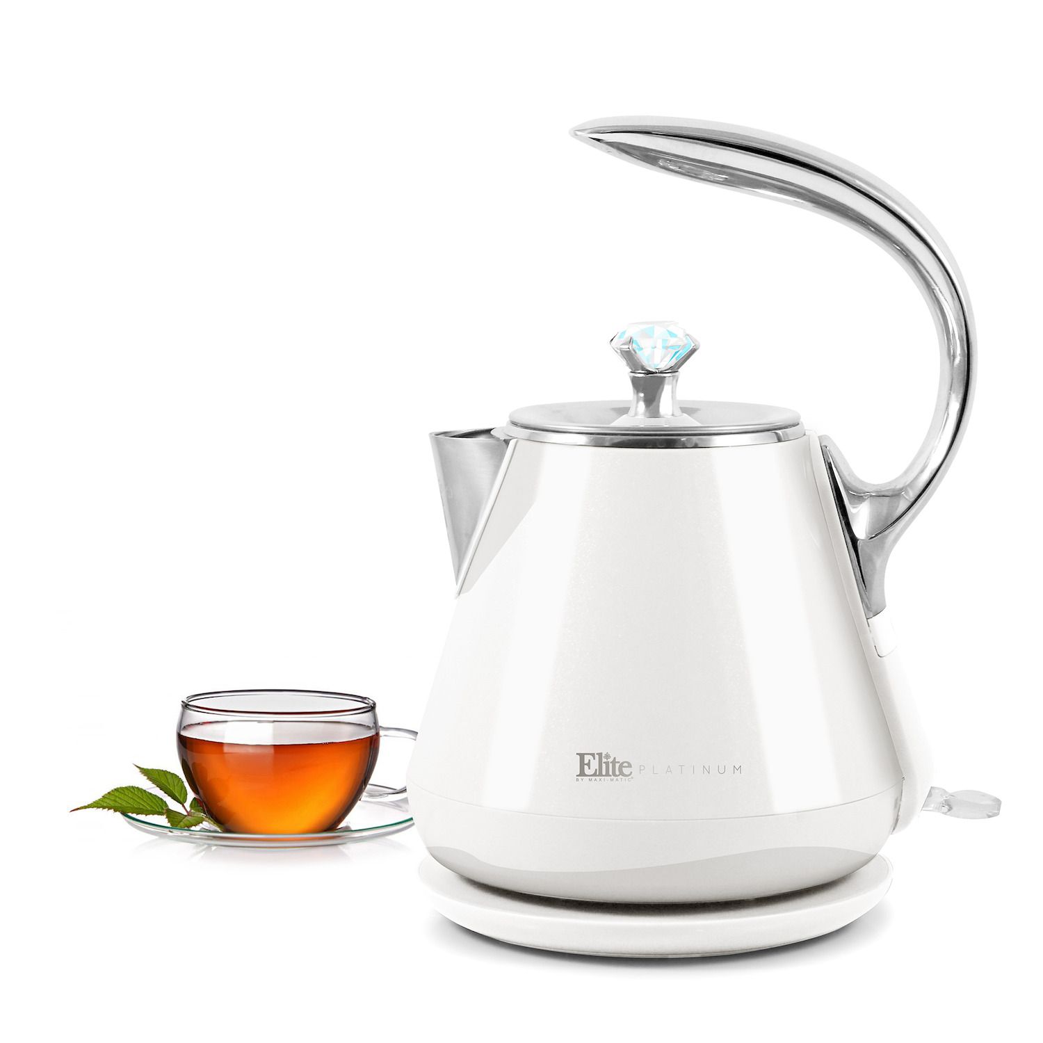 Elite Gourmet 1.2-Liter Stainless Steel Electric Kettle