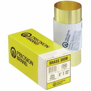 Precision Brand 605 17240 17S3 .003 Brass Shim Sto...