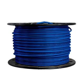 Cerrowire 500 ft. 14 Gauge Blue Solid Copper THHN Wire 112-1454J