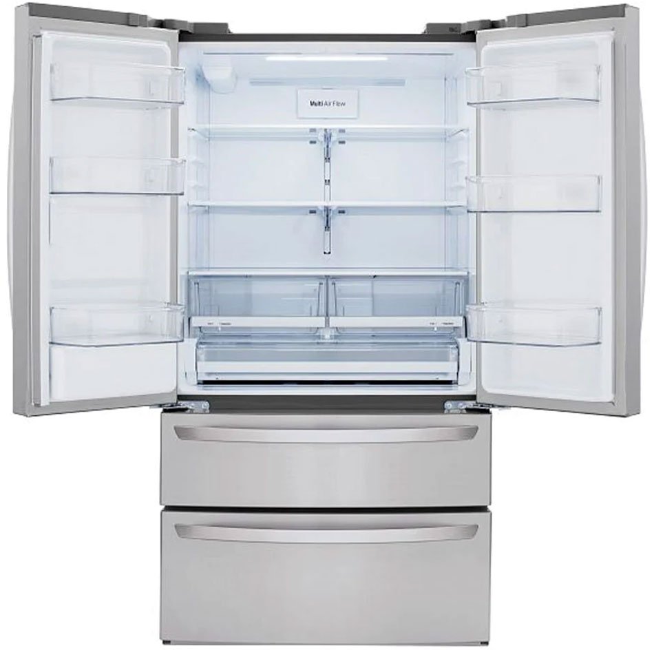 LG 29 Cu. Ft. Stainless Steel 4-Door French Door Refrigerator With Slim Design Water Dispenser