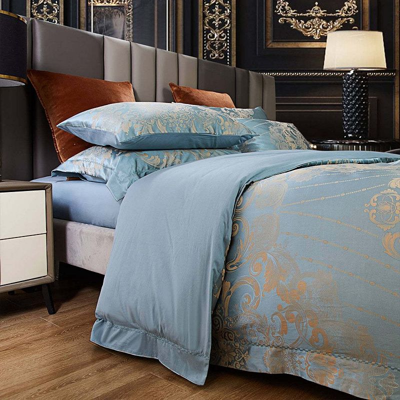 Dolce Mela Duvet Cover 6 Piece Set Jacquard Bedding- Lille