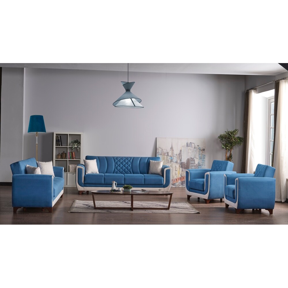 Sato 4 Piece Living room Set 2 Sofas and 2 Chair