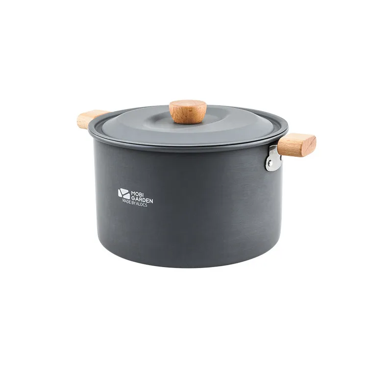 MOBI GARDEN other camping   hiking products Outdoor Aluminum Cooking Camping Pot 3.5L