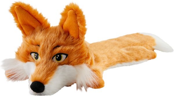 Frisco Fur Really Real Fox Plush Squeaky Dog Toy