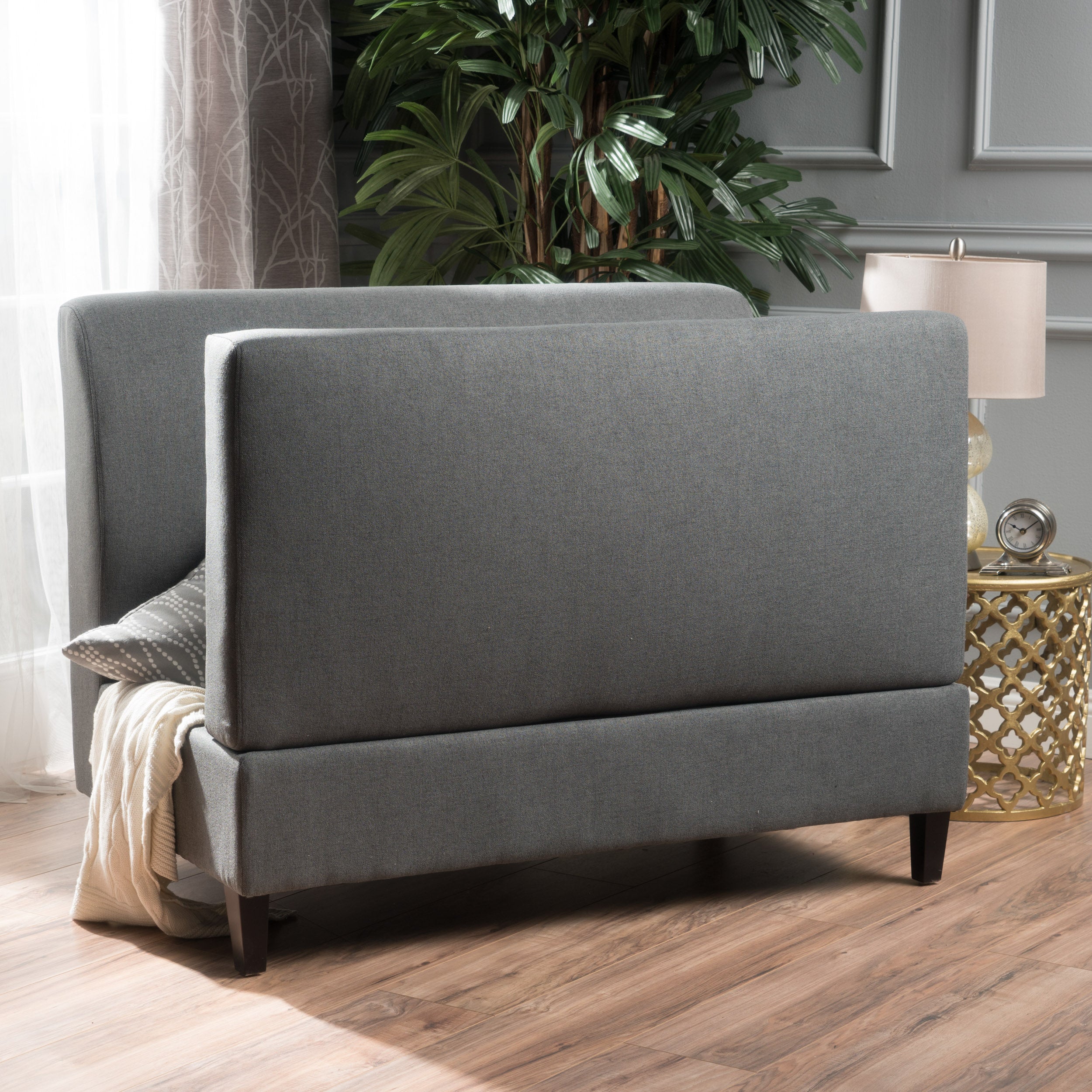 Toro Versatile Modern Fabric Storage Settee