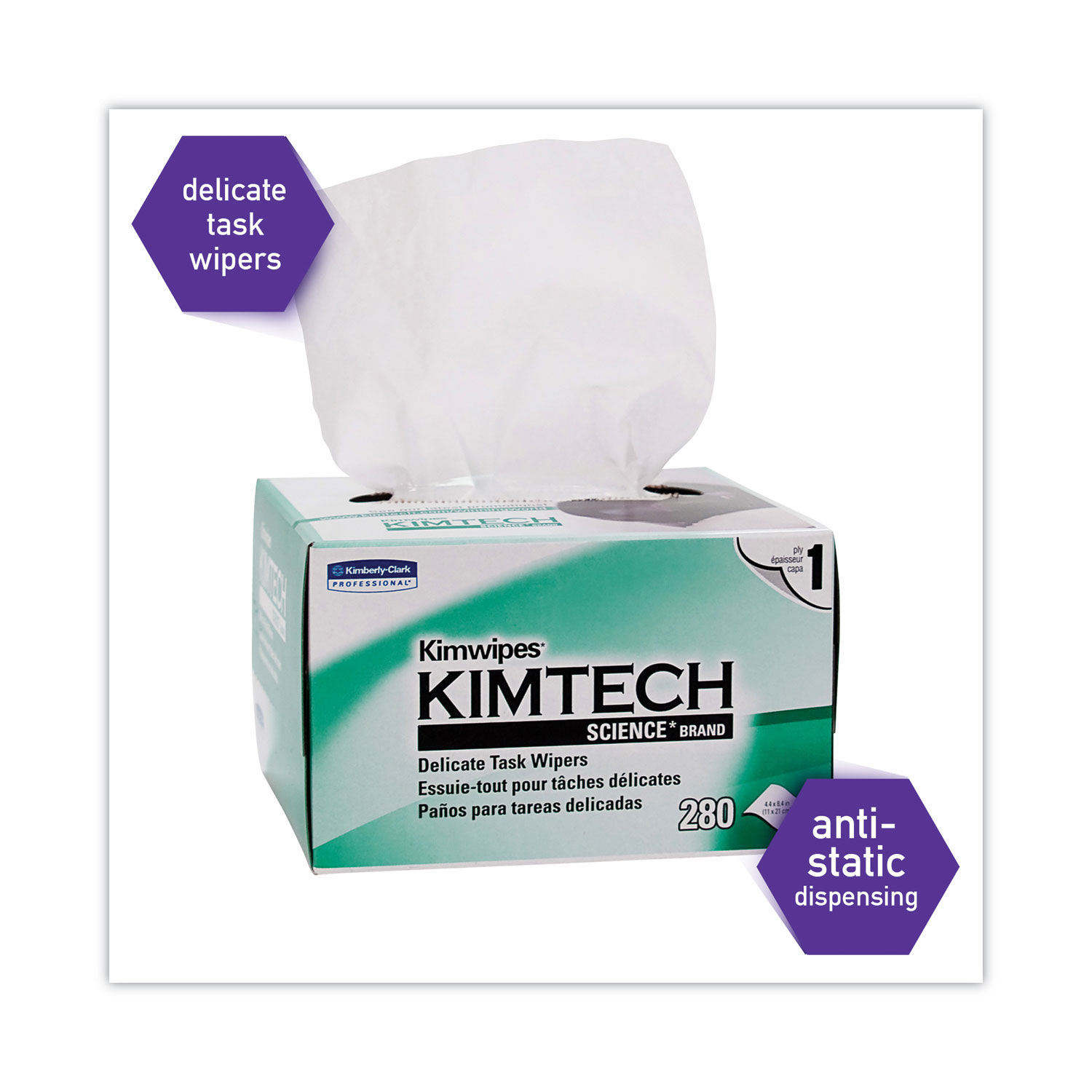 Kimwipes Delicate Task Wipers by Kimtechandtrade; KCC34120