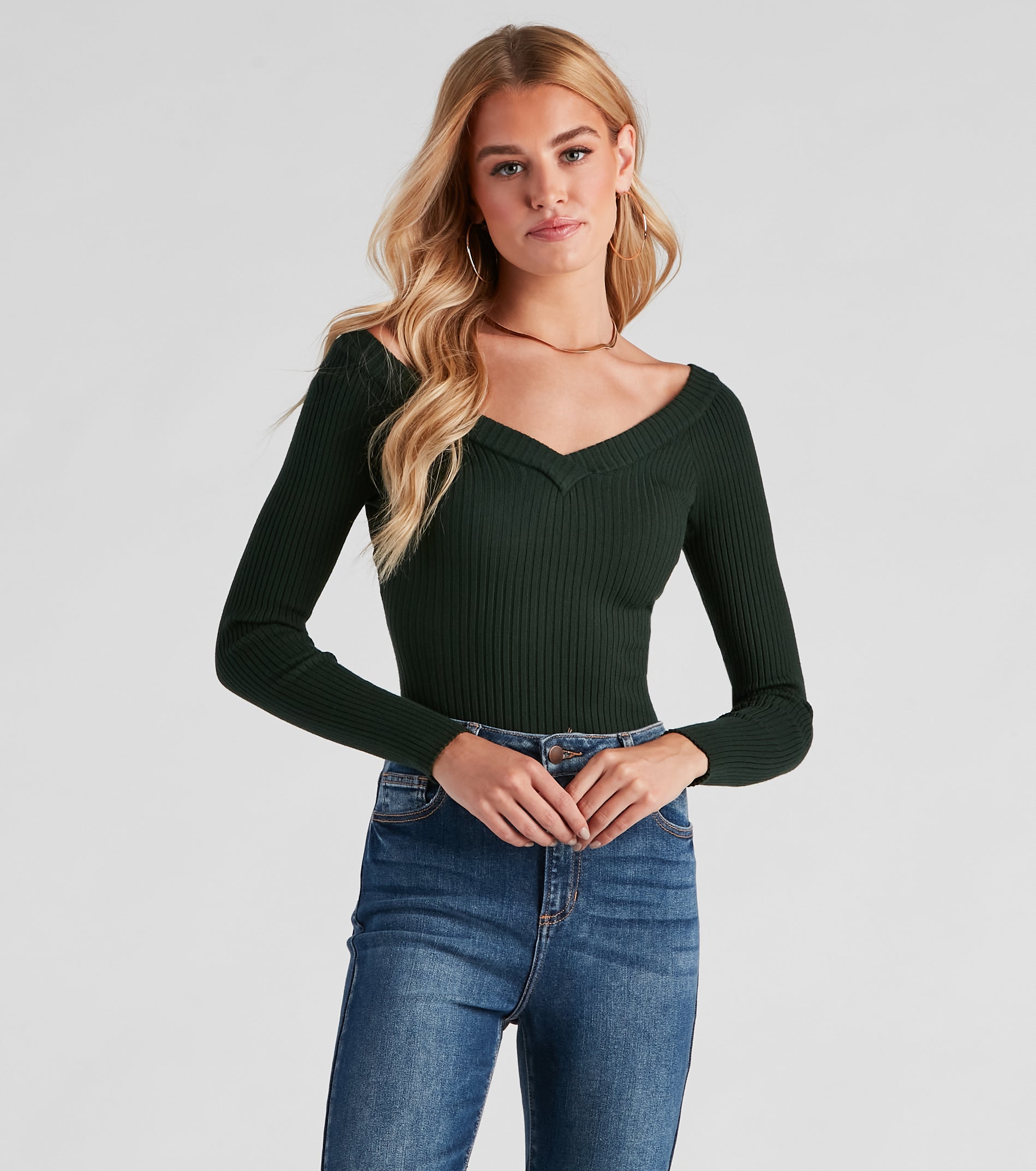 Basic Must-Have Ribbed Knit Bodysuit