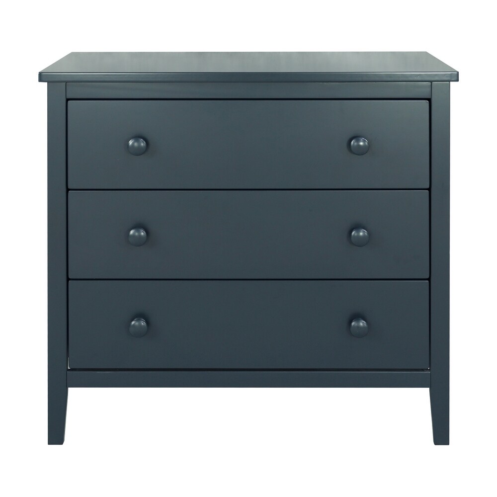 Modern Simple Style Modern 3 Drawer Chest for Bedroom  Kid's Room  Living Room  Nursery Room