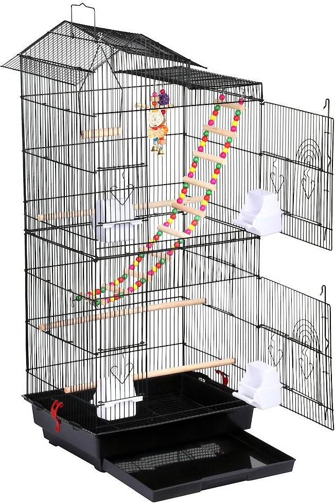 Yaheetech 39-in Metal Parrot Cage