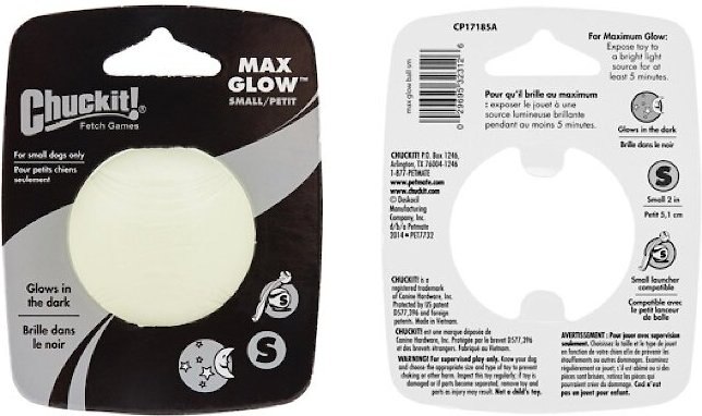 Chuckit! Max Glow Ball Dog Toy