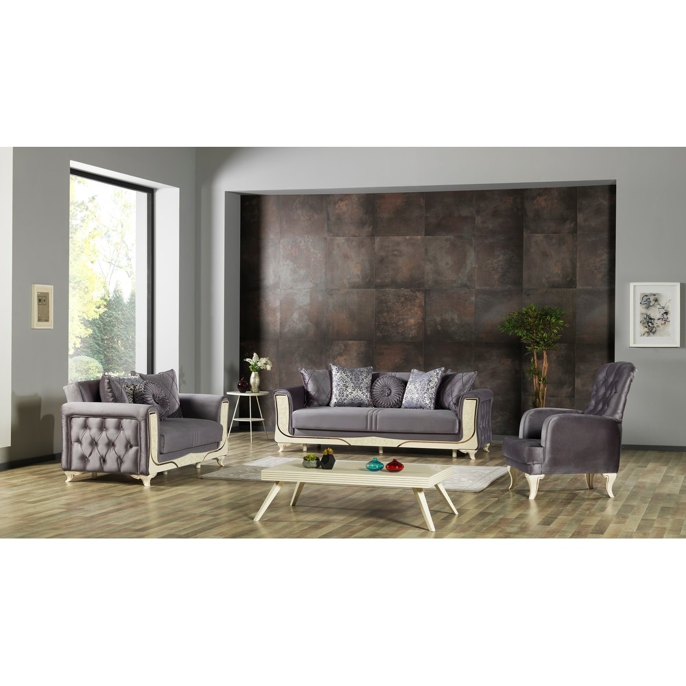 Papi 3 piece Sofa  Loveseat And Chair Living room set