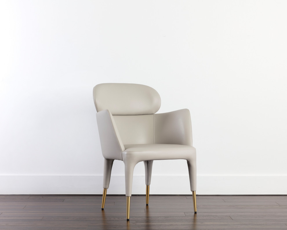 Melody Dining Armchair Napa Stone   Midcentury   Dining Chairs   by Sunpan Modern Home  Houzz