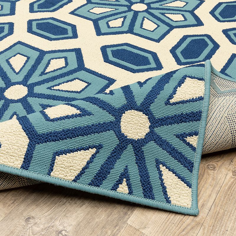 StyleHaven Cayman Geometric Indoor Outdoor Rug