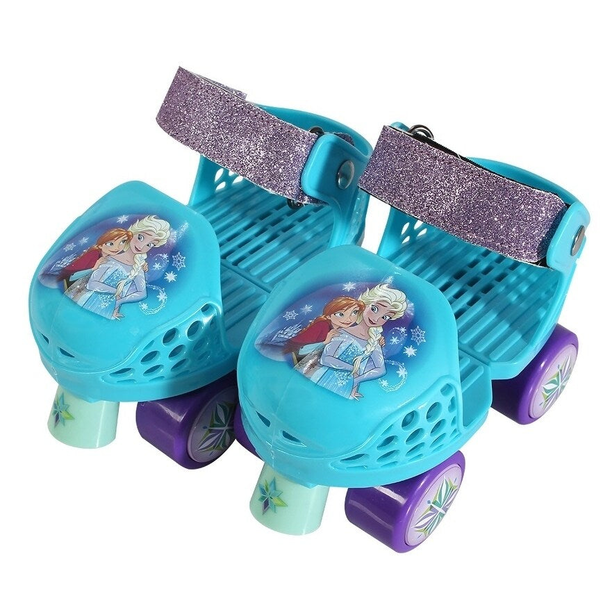 PlayWheels Disney Frozen Rollerskate Junior Size 6-12 with Knee Pads