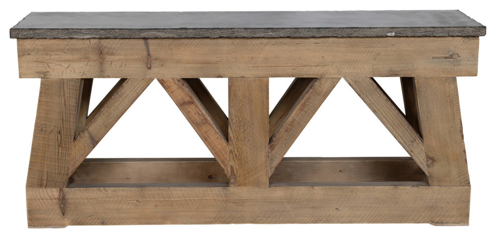 Greystone Farm Console Table 72 quot  Rustic   Console Tables   by Design Mix Furniture  Houzz