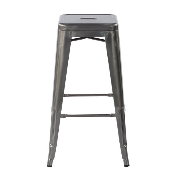 Homylin 29 Inch Backless Metal Counter Stools