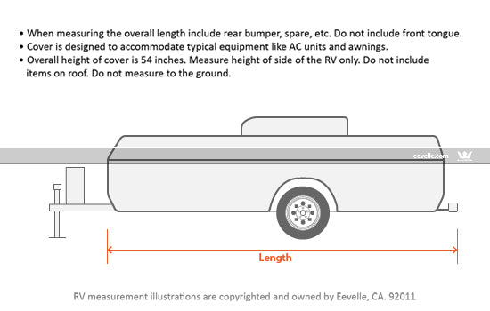 Expedition Pop Up Camper Covers by Eevelle | Fits 14 - 16 Feet | Gray