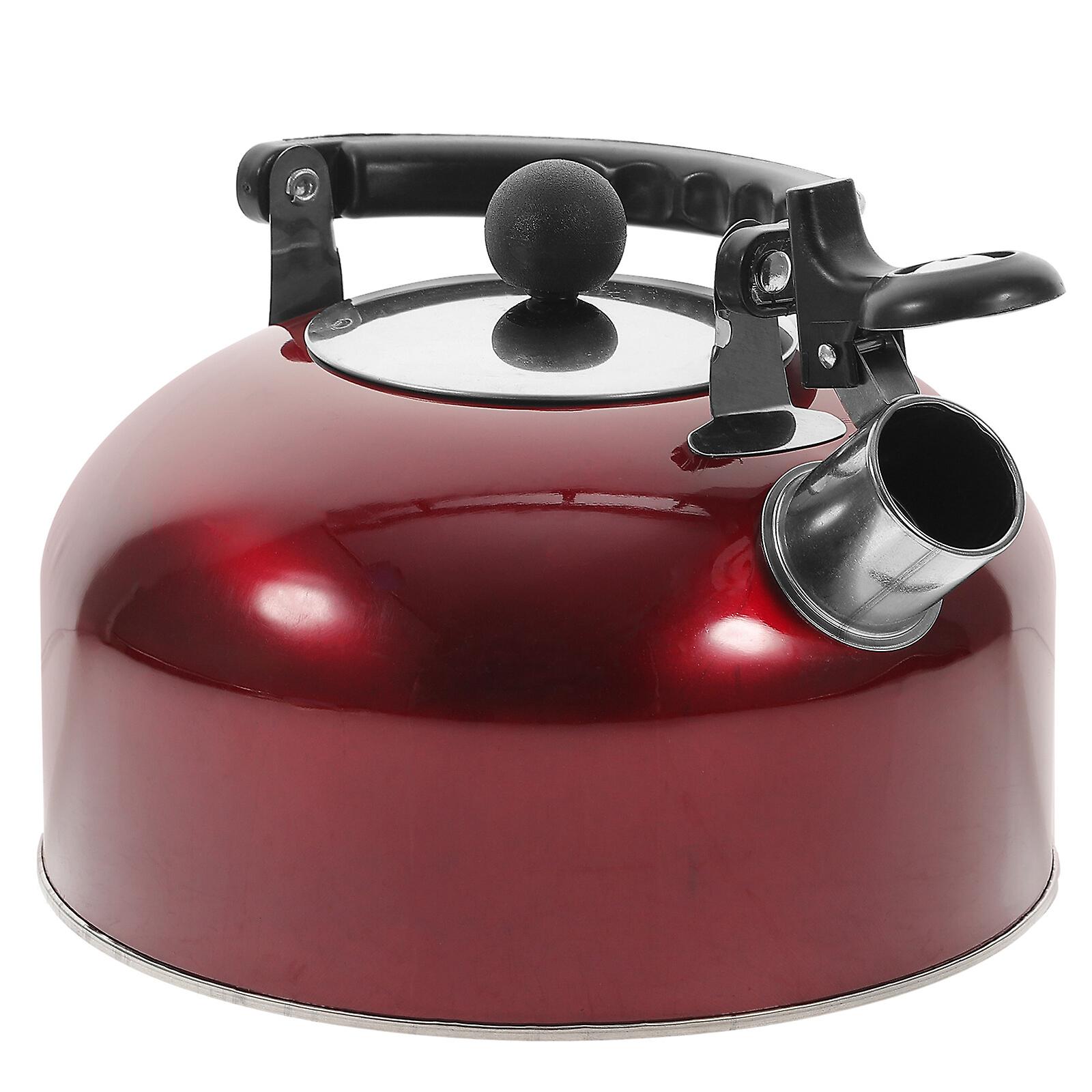 Stainless Steel Whistling Kettle Hemispherical Tea Kettle Sounding Kettle