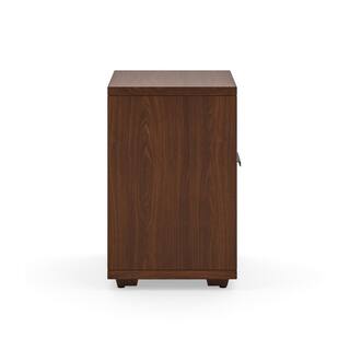 HomeStyles Merge Brown Walnut Personal Storage File Cabinet 5450-01