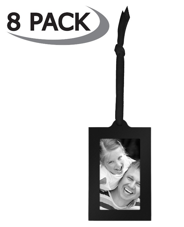 Americanflat 2x3 Hanging Mini Picture Frames With Plexiglass Adjustable Ribbon Tassels