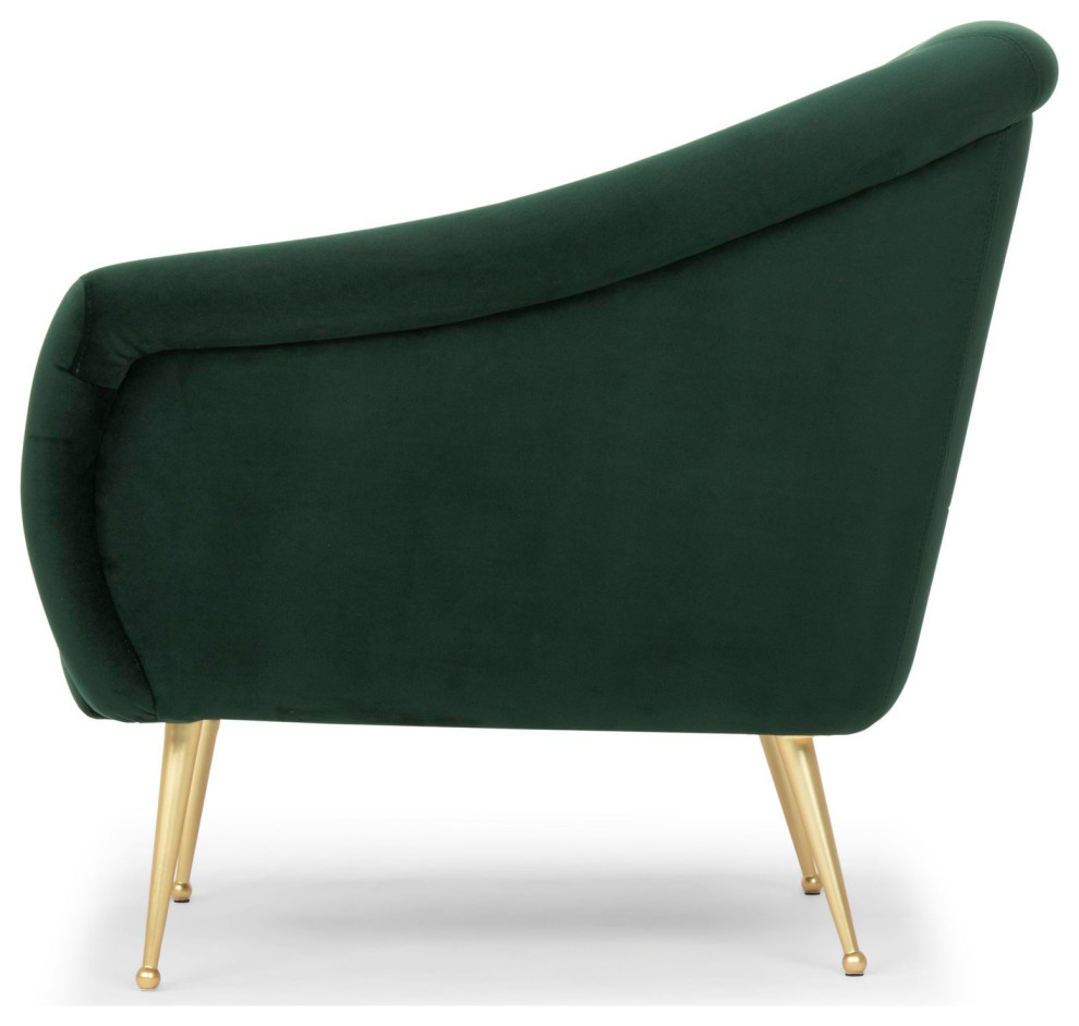 Nuevo Furniture Lucie Occasional Chair   Midcentury   Armchairs And Accent Chairs   by Unlimited Furniture Group  Houzz