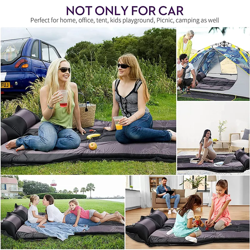 2023 Feistel New Style Camping   Hiking Travel Portable Outdoor Sleep Pad Mat Floor Bed Suv Car Truck Memory Foam Mattress