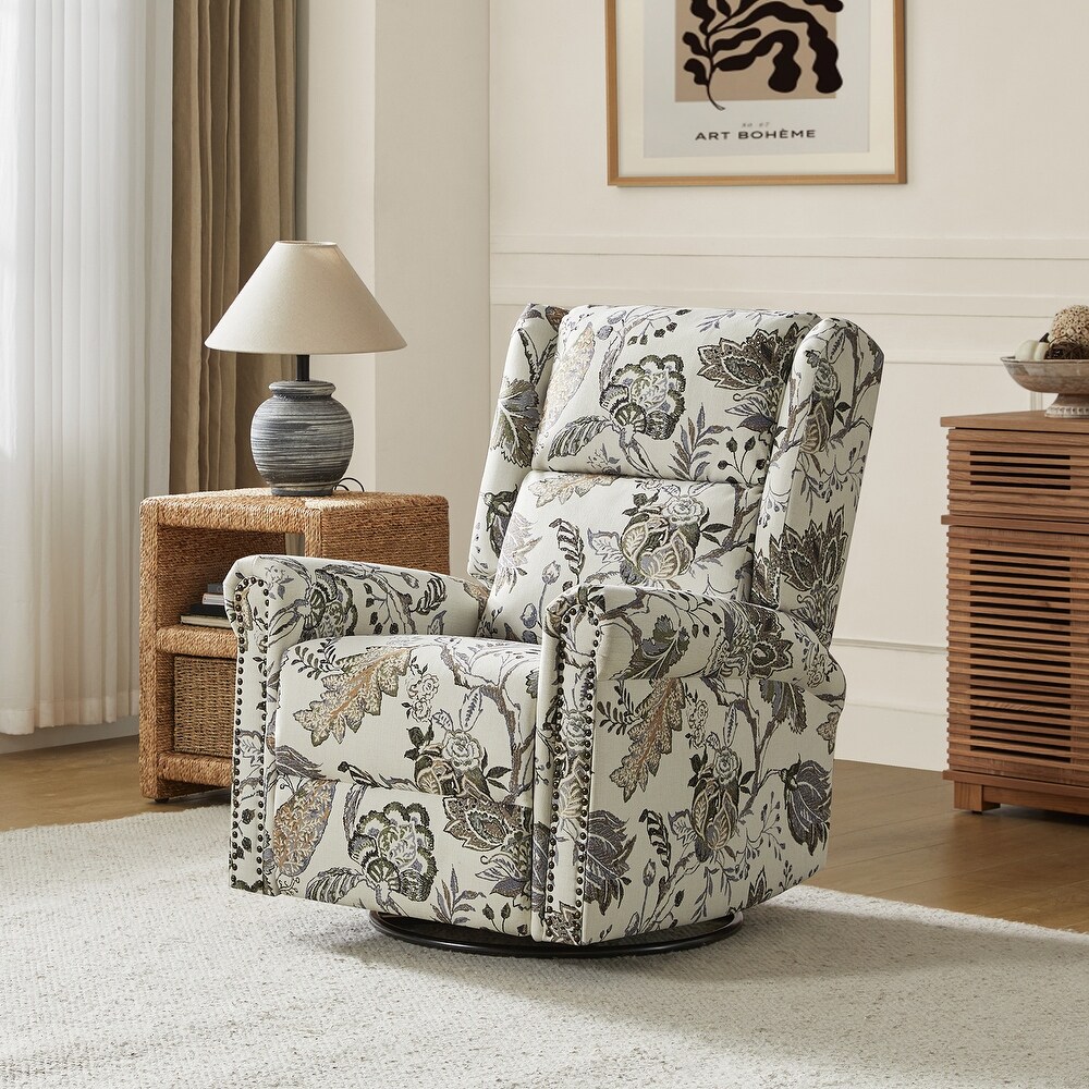 Leopold Transitional Multifunctional Nursery Chair with Swivel Base by HULALA HOME