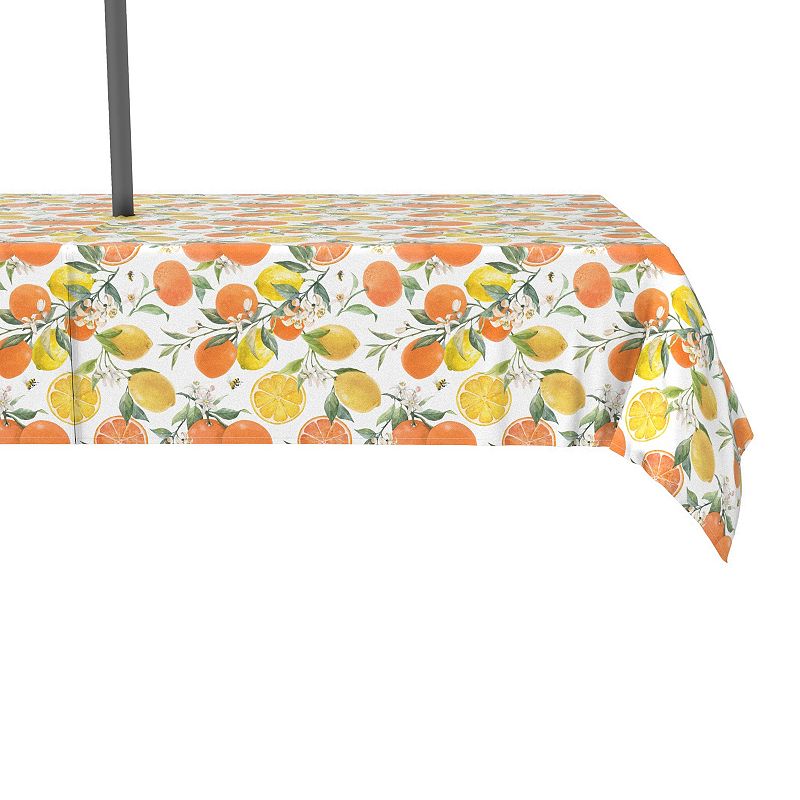 Water Repellent， Outdoor， 100% Polyester， 60x120， Oranges and lemons