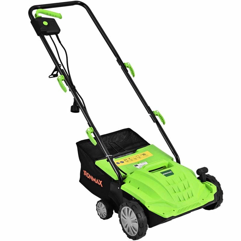 2-in-1 Electric Lawn Dethatcher & Scarifier, 12 Amp 13