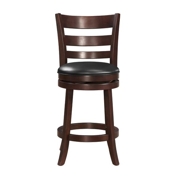 Verona Swivel High Back Counter Height Stool by iNSPIRE Q Classic