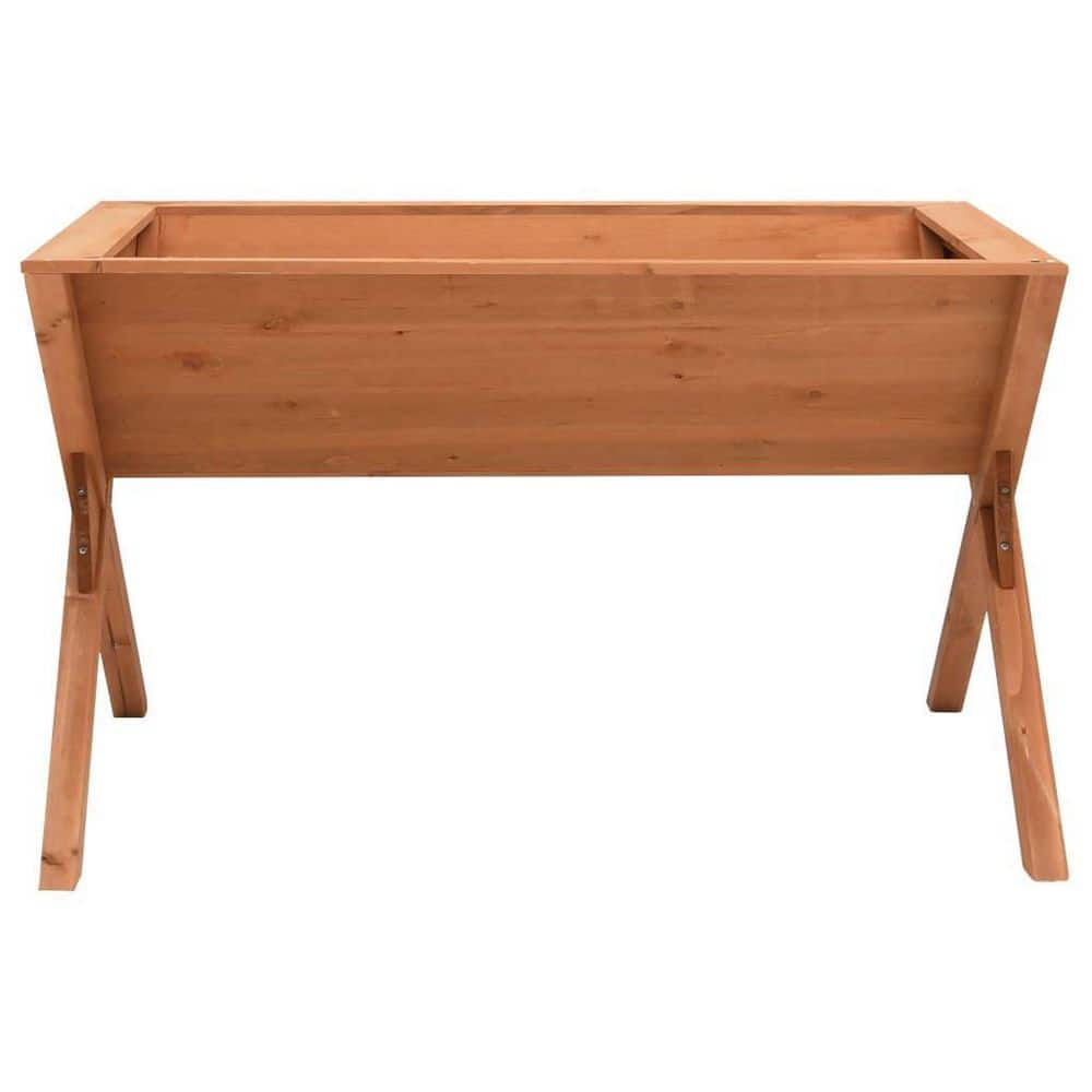 35.4 in. x 21.7 in. x 10 in. Fir Wood Planter H-D0102HHR7HX