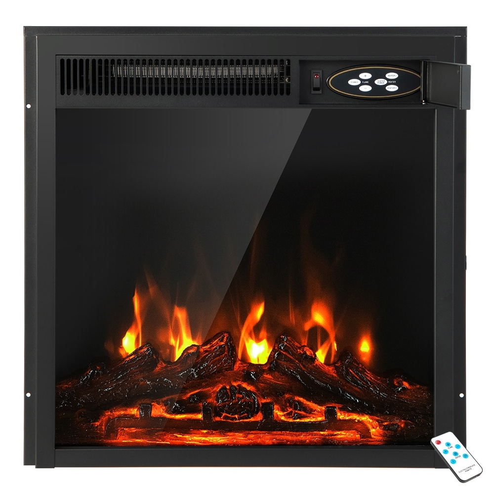 Electric Fireplace Insert 5100 BTU Recessed Fireplace Heater