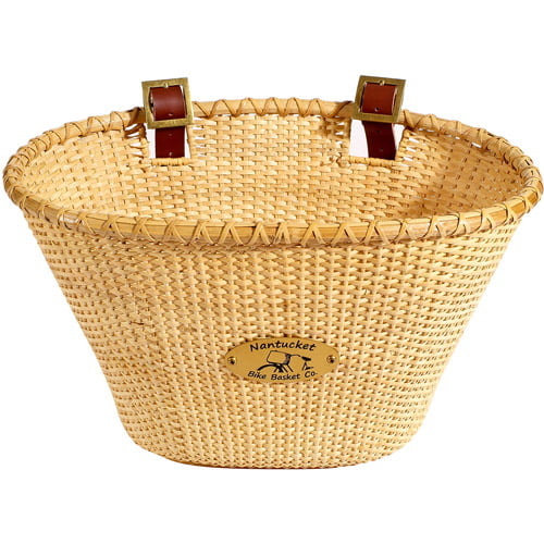 Nantucket Bicycle Basket Co. Lightship (Adult Oval， Natural)