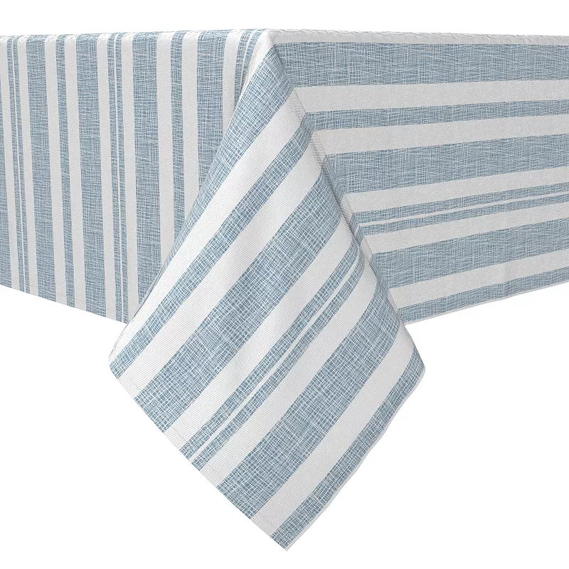 Rectangular Tablecloth， 100% Cotton， 60x84， Country House Stripe