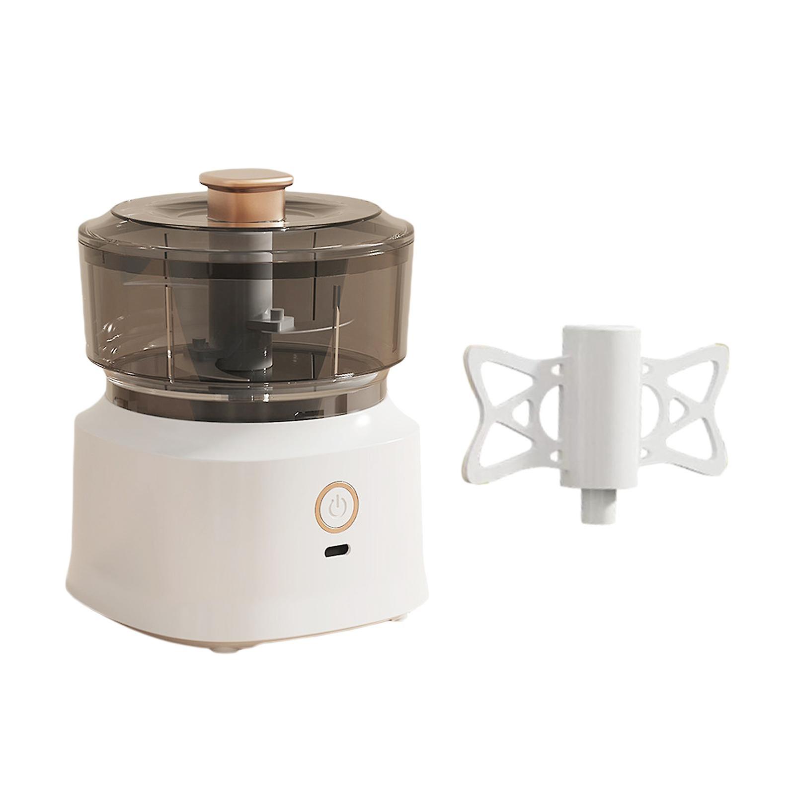 Food Processor 350ml Automatic Multipurpose Meat Mincer For Food Chili Onion White With Mixer