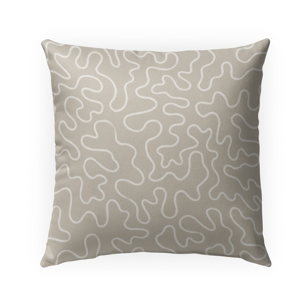 SQUIRRELLY IVORY Outdoor Pillow By Kavka Designs