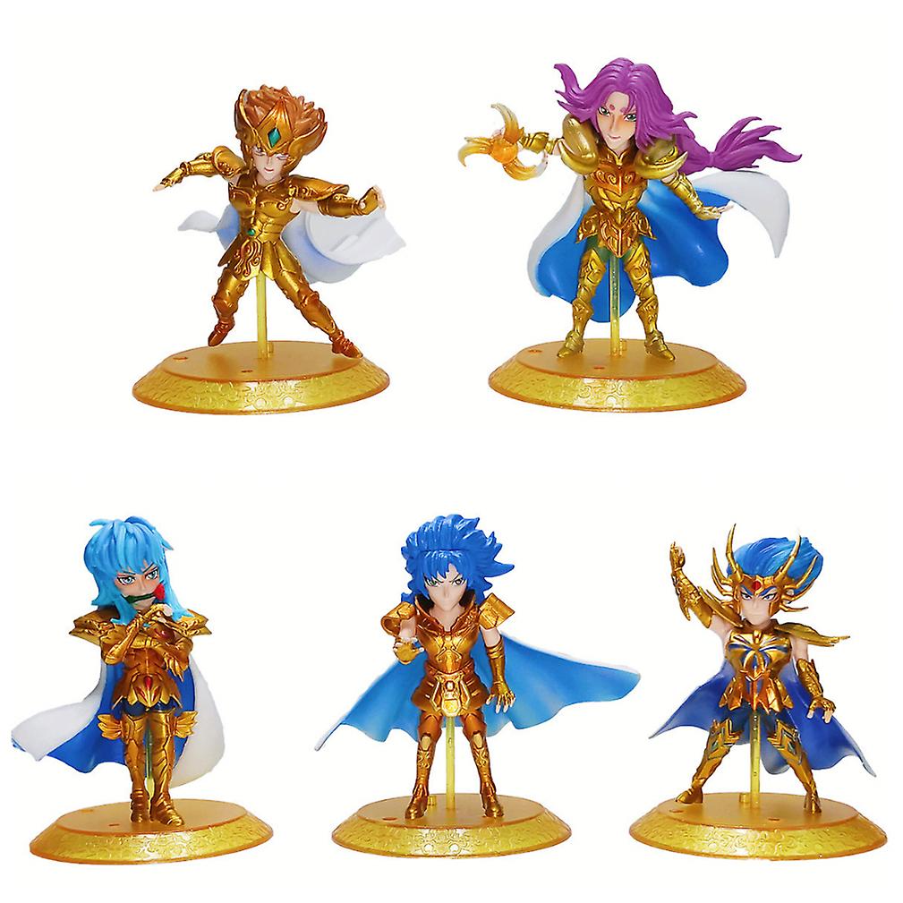 5pcs Saint Seiya Figure Toy Model