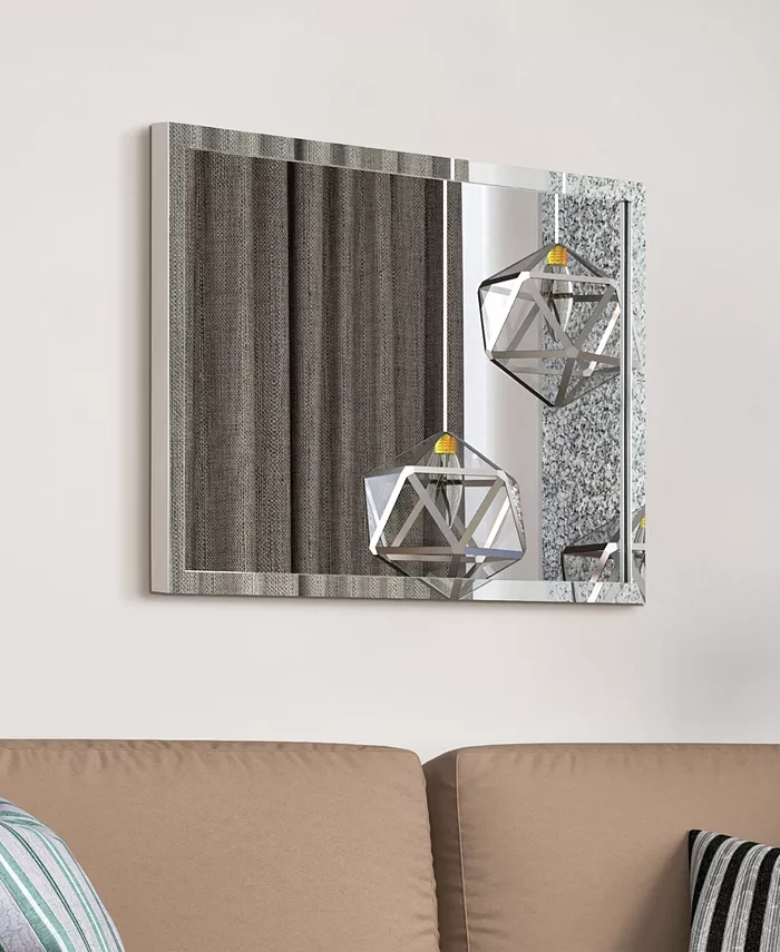 Empire Art Direct Contempo Polished Stainless Steel Rectangular Wall Mirror  20 x 30