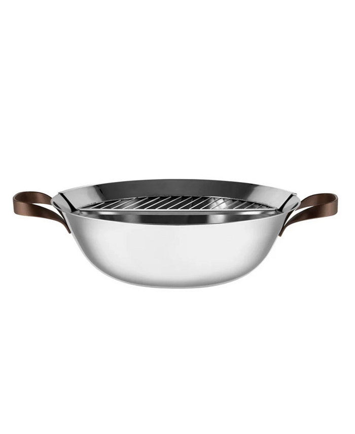 Alessi Patricia Urquiola Edo Stainless Steel 18 Wok