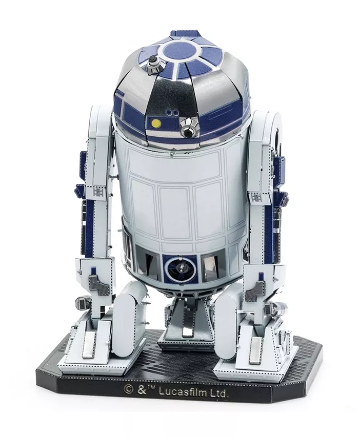 Fascinations Metal Earth Premium Series Iconx 3D Metal Model Kit - Star Wars R2-D2  2 Piece