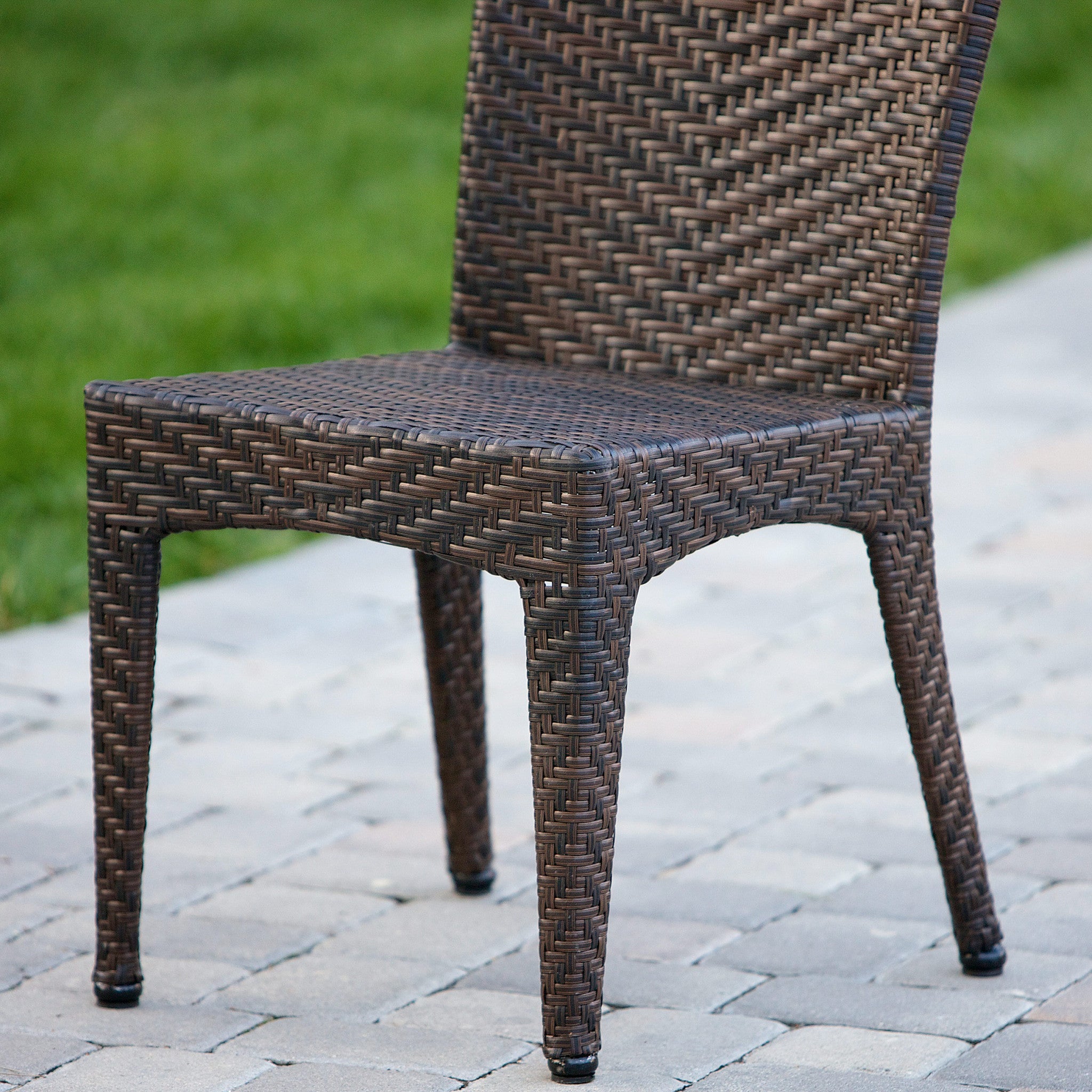 Solana Outdoor Wicker Chairs (Set of 2)