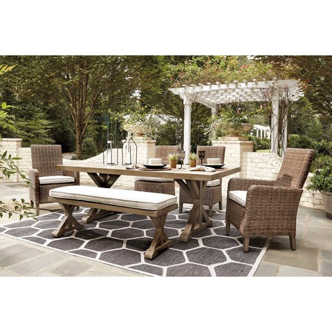 Fire Island Mist Outdoor Dining Side Chairs, Arm Chairs & Bench