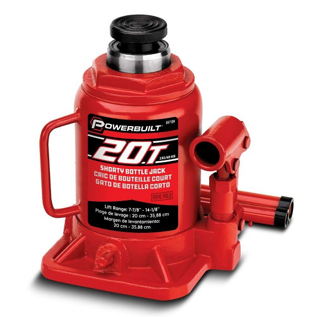 Powerbuilt 20 ton Shorty Bottle Jack