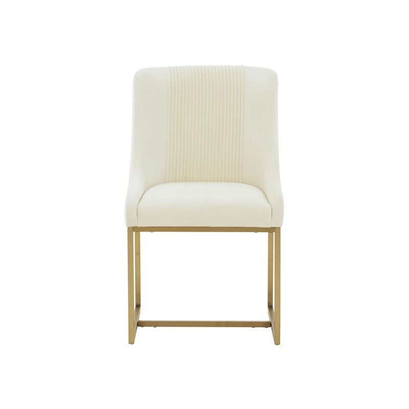 Lisa Pleated Velvet Dining Chair By Inspire Me! Home Decor