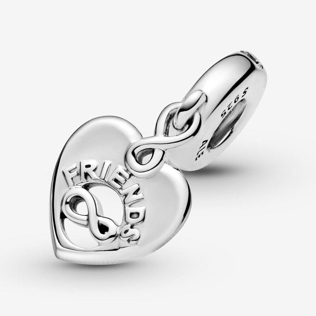 PANDORA  Friends Forever Heart Dangle Charm